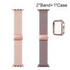 Case+Braided Strap For Apple Watch Bands 40mm 45mm 41mm 44mm 46mm 42mm magnetic correa Bracelet iWatch series se 3 6 7 8 9 10 11