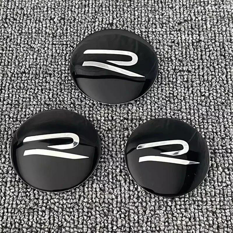 2026 Горячие Для VOLKSWAGEN VW 4 штуки 3D 56 мм/60 мм/65 мм Колпачки Ступицы Колес Автомобиля Наклейки Значки Аксессуары для Volkswagen VW R