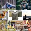 50-метровая армейская паракордовая веревка 9-жильная, 4 мм, для улицы, парашютный шнур, ремешок для ремешка палатки, ремешок для ремешка