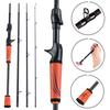 Fishing Rod Carbon Fiber  1.8m/2.1m Casting Fishing Rod  for Carp Fishing Tools Travel Fishing Rod