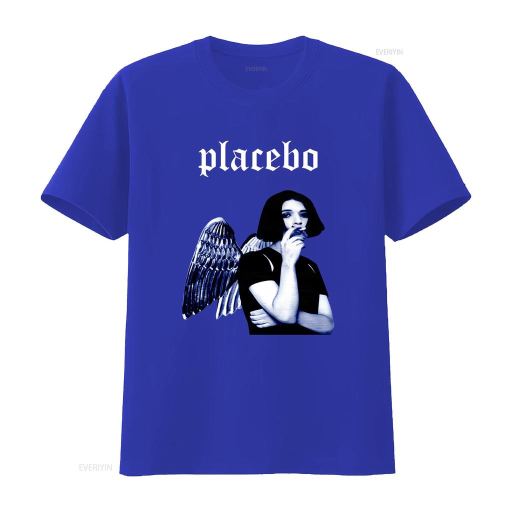 Новая футболка Placebo Rock Band для фанатов с принтом ангельских крыльев S 5XL BI04123 винтажная стираная модная одежда от графического дизайнера