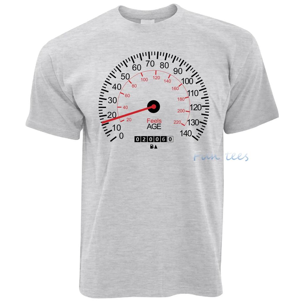 Мужская футболка на 20-40-50-60-й день рождения с изображением спидометра автомобиля (1962) Идея подарка на шестидесятилетие: футболка для папы, парня, мужа, футболки с графическим принтом