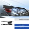 Car Headlight Eyelid Eyebrow Trim 1 Pair For Lexus IS200 IS300 RS200 Altezza 1998-2005 Car Accessories