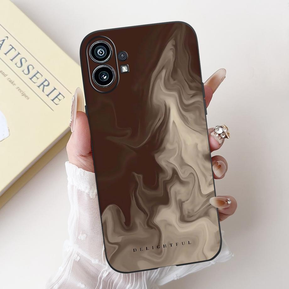 Butterfly Flower Landscape Marble Cartoon Cover For Nothing Phone 1 2 2a 3a Pro Case Phone (2a) (3a) Pro Capa Silicone Funda