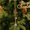 Christmas Handmade Copper Wire Winding Christmas Tree Handmade Sunshine Catcher Creative Production Pendant Car Hanging Original