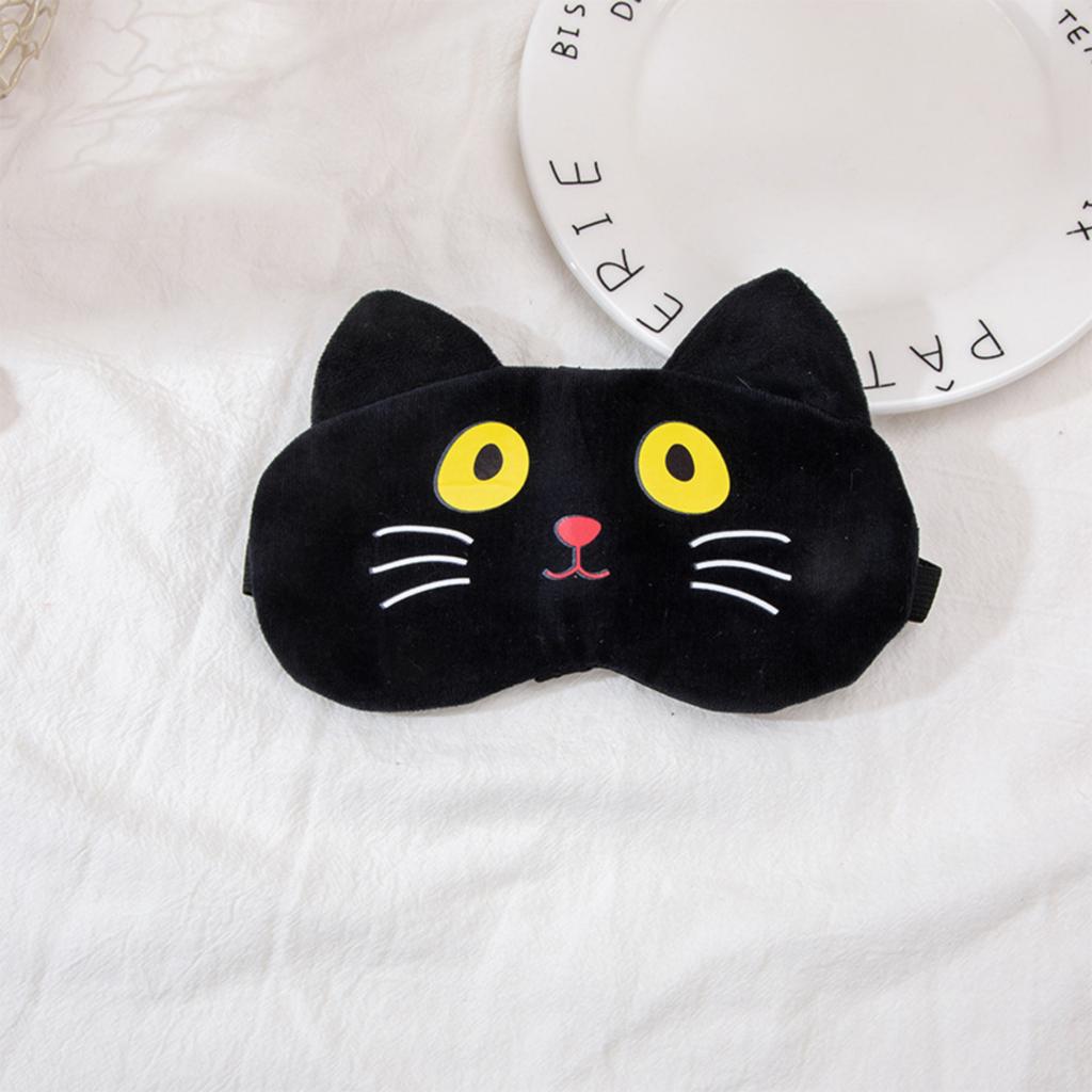 Plush Cartoon Ice And Hot Compress Sleeping Eye Mask For Children Universal Winter Home 10ml