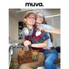 MUVA Кожаная сумка-тоут в британском винтажном стиле