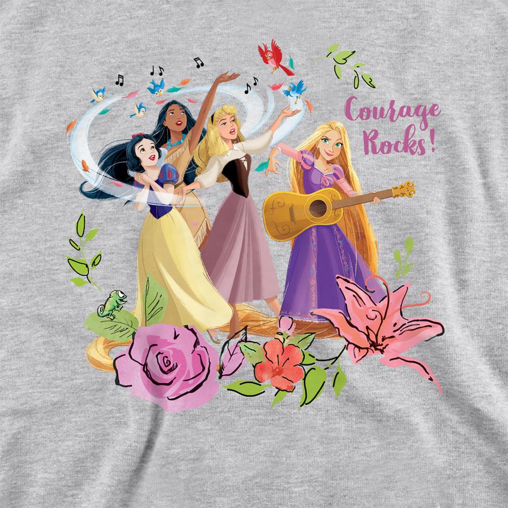 Disney Princess Childrens/Kids Snow White Pocahontas Sleeping Beauty Heather Hoodie