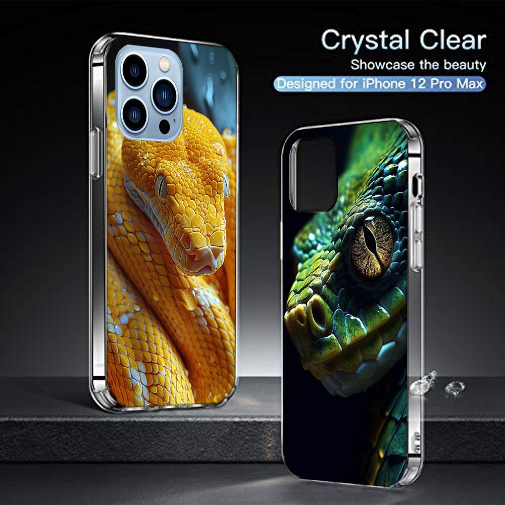 Forest Vipers And Pythons Cases Phone Case For Iphone 17E 16E 17 Air 16 Pro Max 15 Pro 14 Plus 11 13 12 Mini Cover Cases Compati