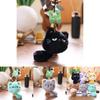 Animal Plush Cat Doll With Pp Cotton Filling For Bag Decoration And Gift