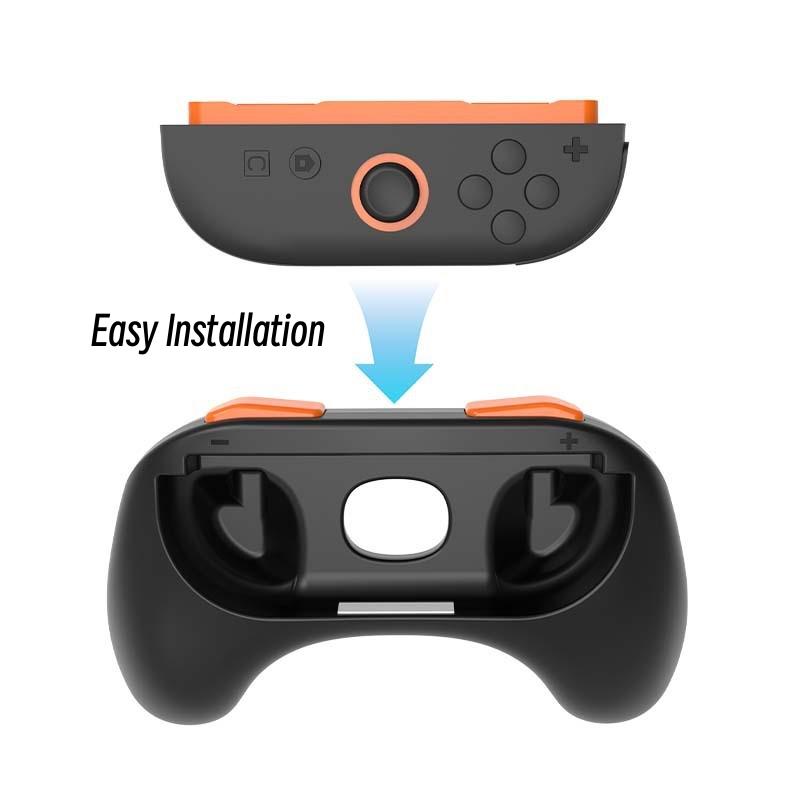 2 шт. Игровой держатель-рукоятка для контроллера Nintendo Switch, 2 рукоятки Joy-Con для NS2 Joypad, Ручной держатель-подставка для геймпада, Кронштейн-держатель