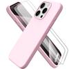 Protective Case - Silicone - iPhone 15 Pro Max - Shockproof - Ultra Thin - Pink