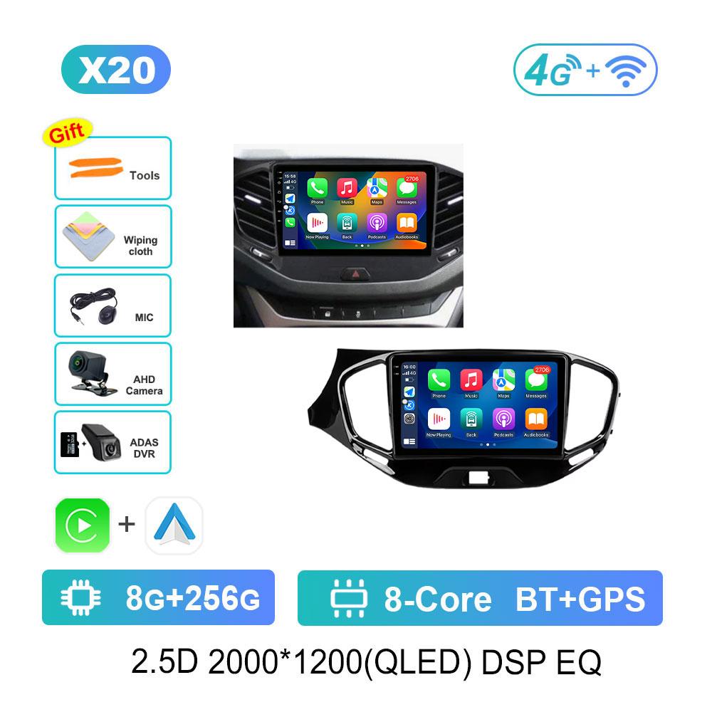 Bluetooth WiFi GPS Навигация Android 14 Система для LADA Vesta Cross Sport 2015 - 2020 IPS Экран Автомобильный Радио Мультимедийный проигрыватель 4G