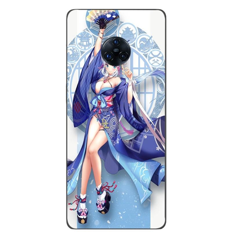 Чехол для телефона Kamisato Ayaka Genshin Impact для VIVO Y95 Y93 Y31 Y20 V19 V17 V15 Pro X60 NEX, мягкий черный чехол для телефона