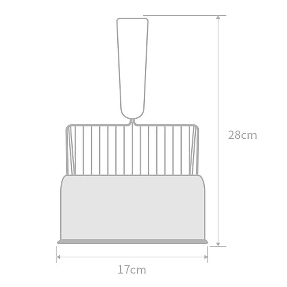 Deep Shovel Cat Litter Scoop Long Handle Litter Box Scooper Kitty Metal Scooper for Cat Owners