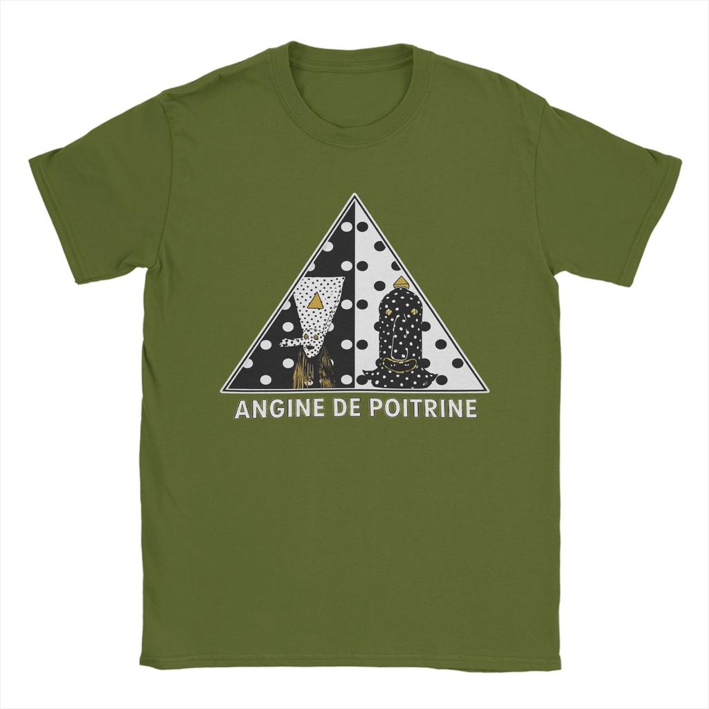 Футболки Angine de Poitrine для унисекс Новинка Хлопковые футболки с круглым вырезом с коротким рукавом Печатные топы