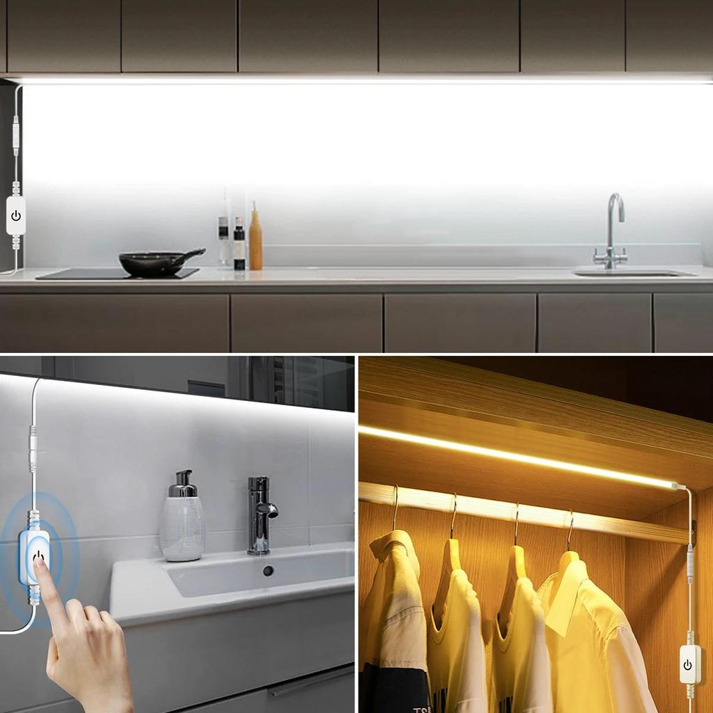 DC Мужской Женский Сенсорный Переключатель Бесступенчатое Затемнение Сенсорный Переключатель Для Светодиодного Света DC 12 В-24 В 4A Обустройство Дома Прерыватель С Диммируемой