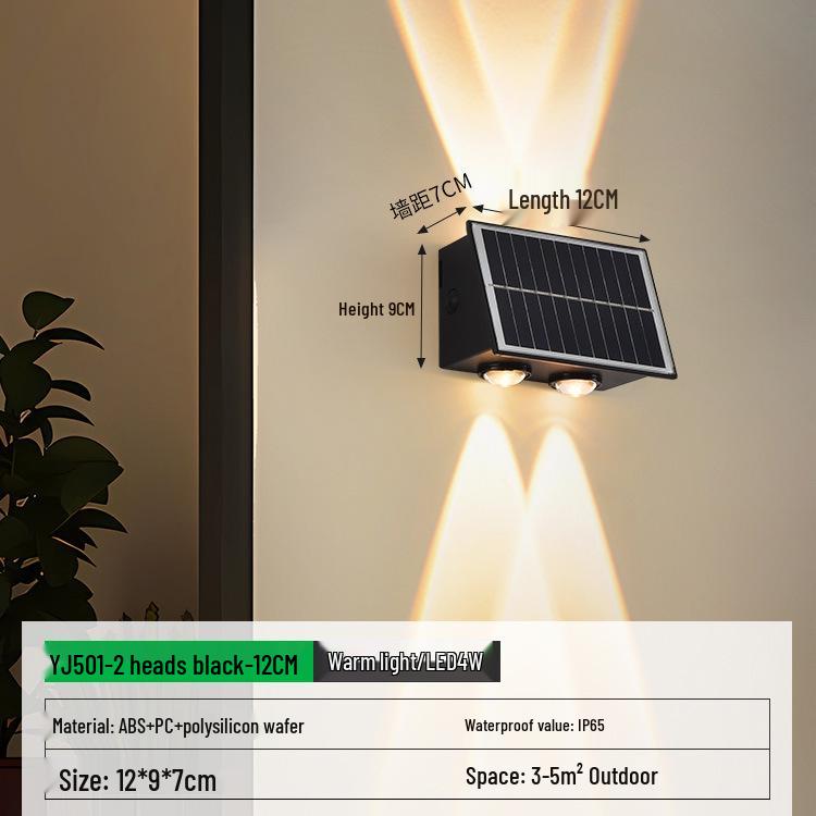 Светодиодный водонепроницаемый уличный настенный светильник для балкона, виллы, двора и спальни - современный китайский стиль