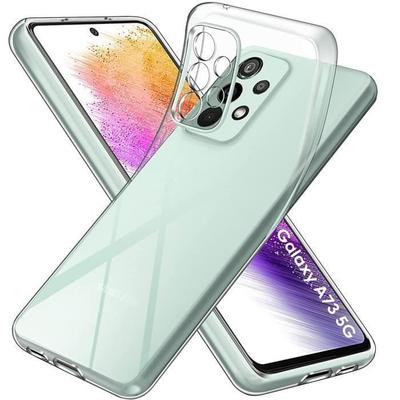 Чехол - Phonillico - Samsung Galaxy A73 5G - Мягкий силикон - Ультратонкий - Прозрачный