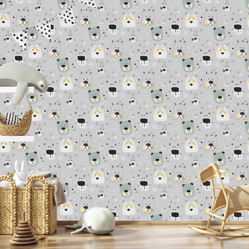 Cute Teddy Bears Wallpaper for Living Room and Bedroom 50x1000