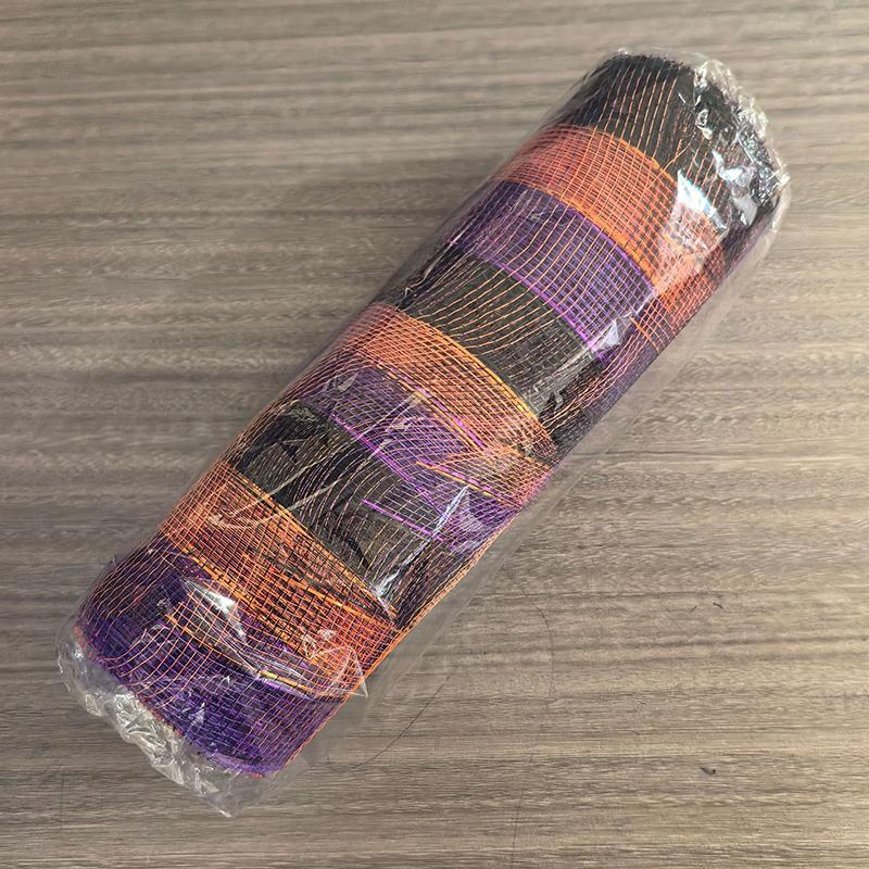 Рождественская сетка Лента Деко Металлическая Осенняя сетка Металлическая фольга Белая Красная Зеленая сетка Рулоны для DIY Рождественский проект Венки Вечеринка