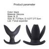 Anal Plug Non-toxic Easy Maintenance Silicone Soft Flared Butt Dilator for Store