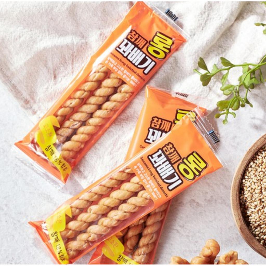 Традиционные корейские закуски Кунжутные длинные витые палочки Пончики(Кквабэги)
