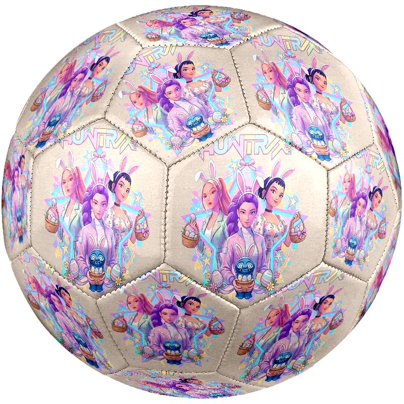 1pc Standard Football Size 5, Soccer Balls, Kpop Pattern Soccer Ball, Machine Stitched, Ball for Training & Outdoor Match