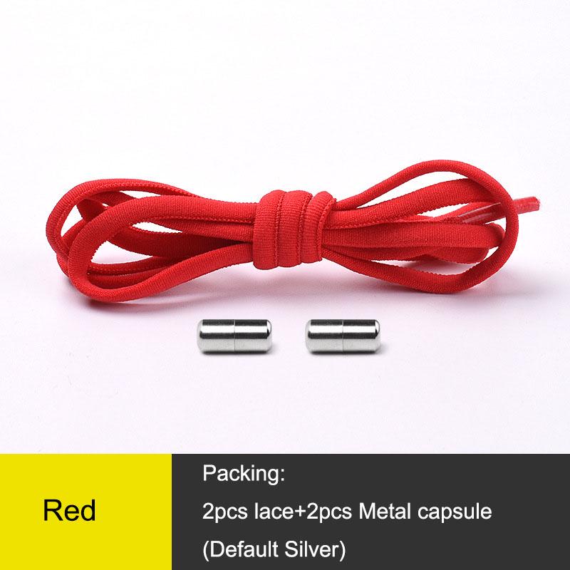 1Pair Elastic Locking Shoelaces Kids Adult Sneakers Quick Shoelace Lazy Shoe Laces Semicircle Shoe