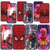 Для Samsung Galaxy S24 S23 iPhone 15 14 Xiaomi Redmi Note 13 12 11 Pro Max X 8 7 9 10 XR OPPO A15 Huawei чехол для телефона Человек-паук Marvel Человек-паук чехол