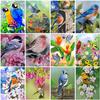 Bird DIY 5D Diamond Painting Full Round Resin Animal Flower Diamond Embroidery Cross Stitch Kits Rhinestone Mosaic Wall Art Gift