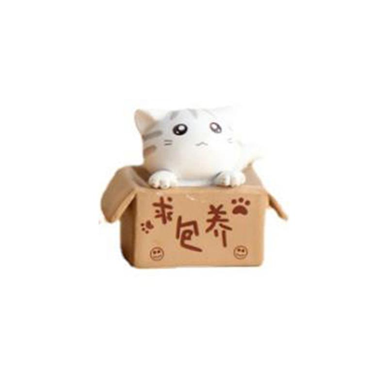 1 шт./набор милый мини-садовый котенок украшение кошка миниатюрные фигурки домашний декор комнаты