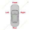 For Tesla Model S 2014- Chrome Side Door Mirror Cover Wing Rear View Mirror Shell Lower Holder 21483005 21483006 Replacement