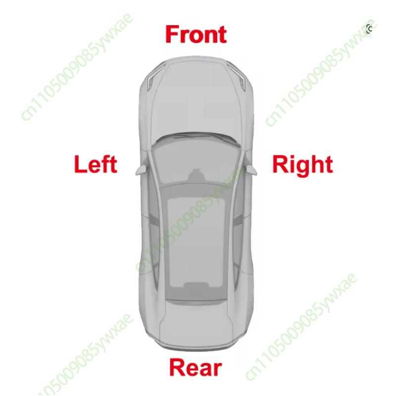 For Tesla Model S 2014- Chrome Side Door Mirror Cover Wing Rear View Mirror Shell Lower Holder 21483005 21483006 Replacement