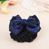 Women Ladies Rose Ladies Barrette Headwear Hair Clip Snood Bow Hair Net Hairgrips