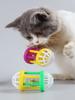 KUCHI игрушка для кошек, колокольчик, мяч, цветной пластиковый полый звук для кошек, интерактивная игрушка, товары для животных
