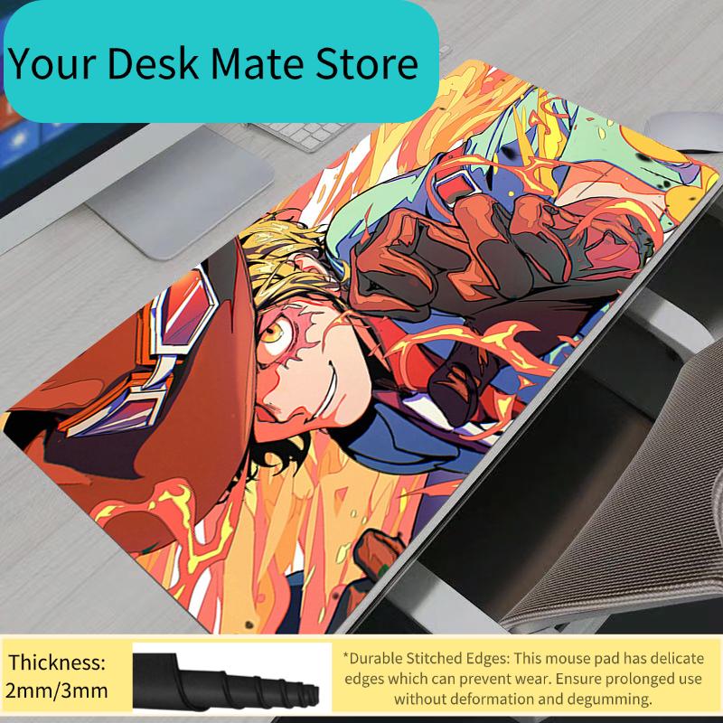 One Piece Sabo Mouse Pad Gaming Accessories Computer Keyboard Gamer Designed Specifically For e-sports Games Mousepad