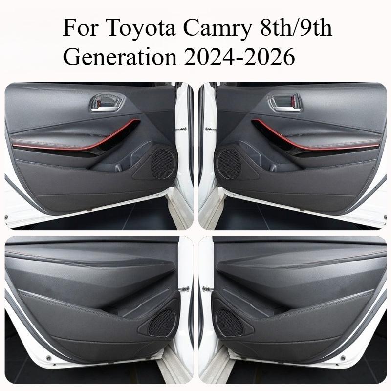 For Toyota Camry 8th/9th Generation 2024-2026 Door Kick Pad Door Panel Protection Automobiles Interior Accessories Protective