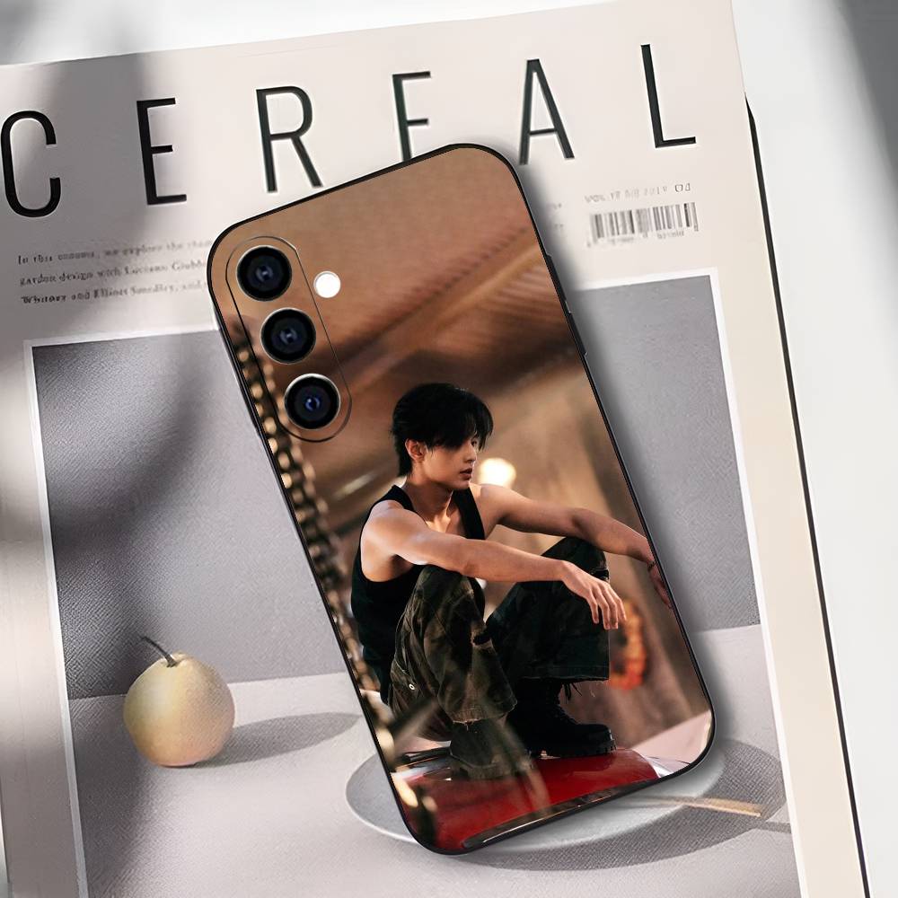 Чехол для телефона N-Nick He Yu Jin Chao для Samsung Galaxy A73, A72, A71, A70, A53, A52, A51, Мягкий силиконовый черный чехол
