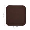 Tilt Proof Structure Pet Bowl Mat All-Weather Adaptable Non Slip Food Mat  Indoor Floor Use