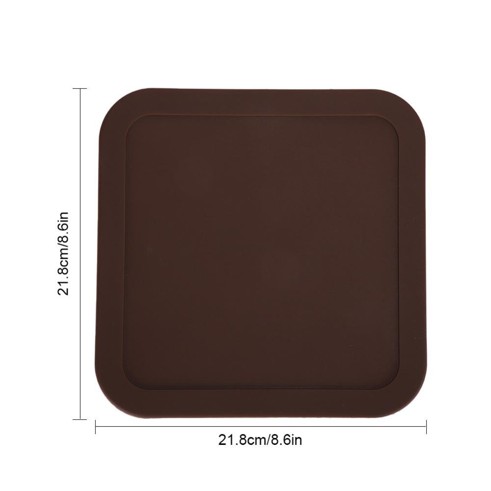 Tilt Proof Structure Pet Bowl Mat All-Weather Adaptable Non Slip Food Mat Indoor Floor Use