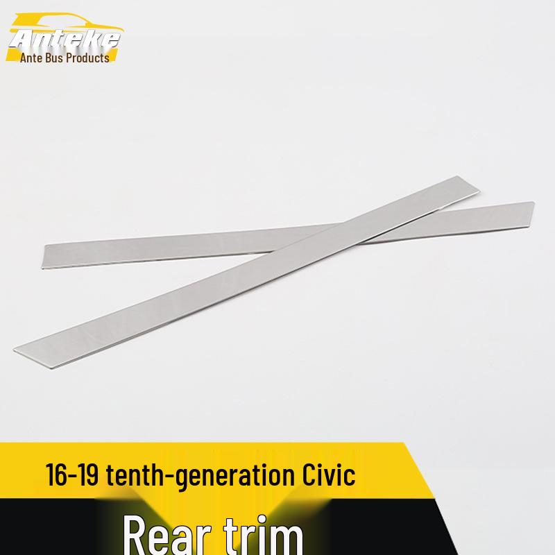 Civic Gen 10 2016-2019 Rear Trim Anti-Scratch Tailgate Bumper Strip