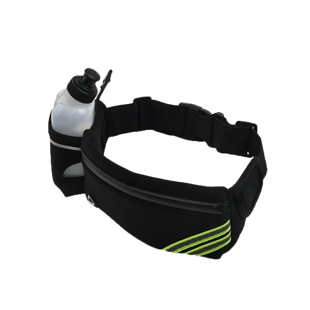 Sleek Hydration Running Belt with Water Bottles for Active Individuals