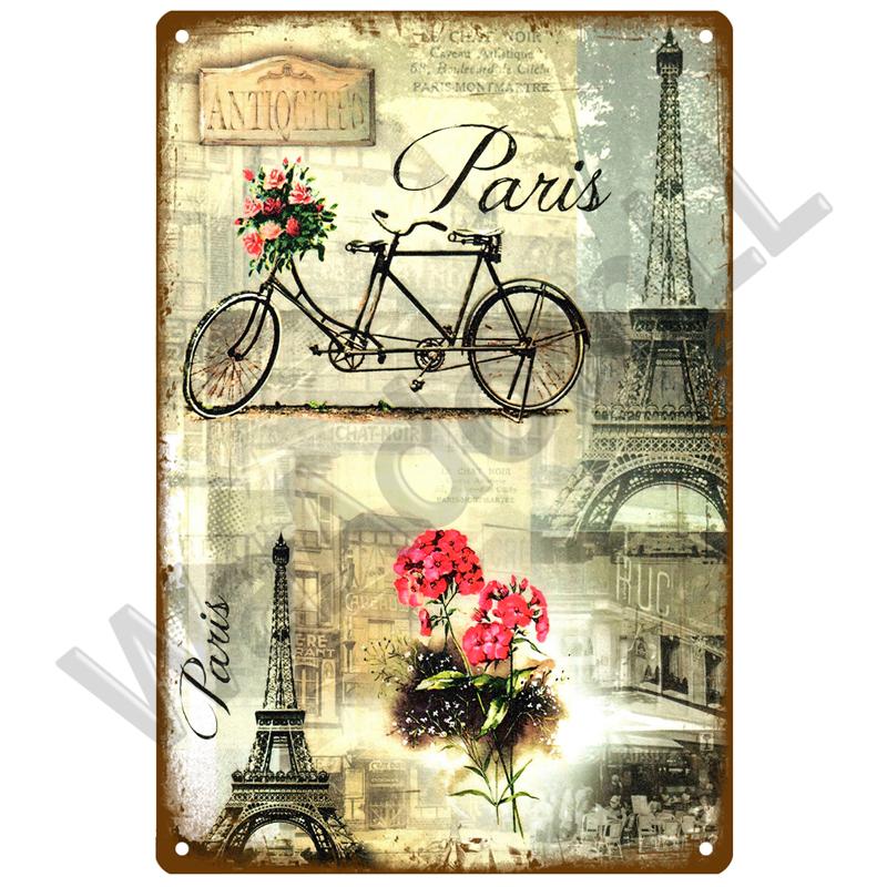 Ретро садовая жестяная вывеска, винтажный настенный плакат, металлический знак, декоративная настенная тарелка, цветочная табличка, металлический винтажный декор, аксессуары