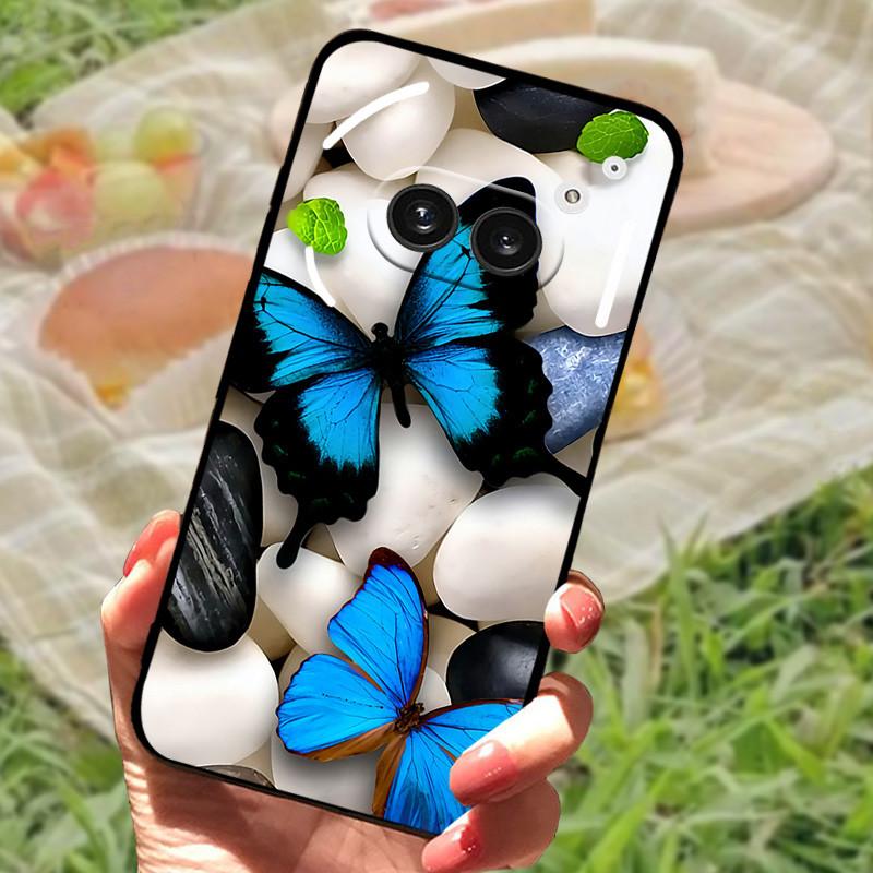 Чехол-бампер для Nothing Phone 2A, силиконовый, мягкий, модный, черный, Full Protective A142 Capa