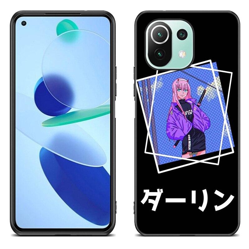 Чехол Zero Two Darling in the FranXX Anime для Xiaomi Mi 11 Lite NE 11i 10T 11T Pro A2 A3 Lite POCO F3 M3 M4 C31 X3 Pro NFC GT