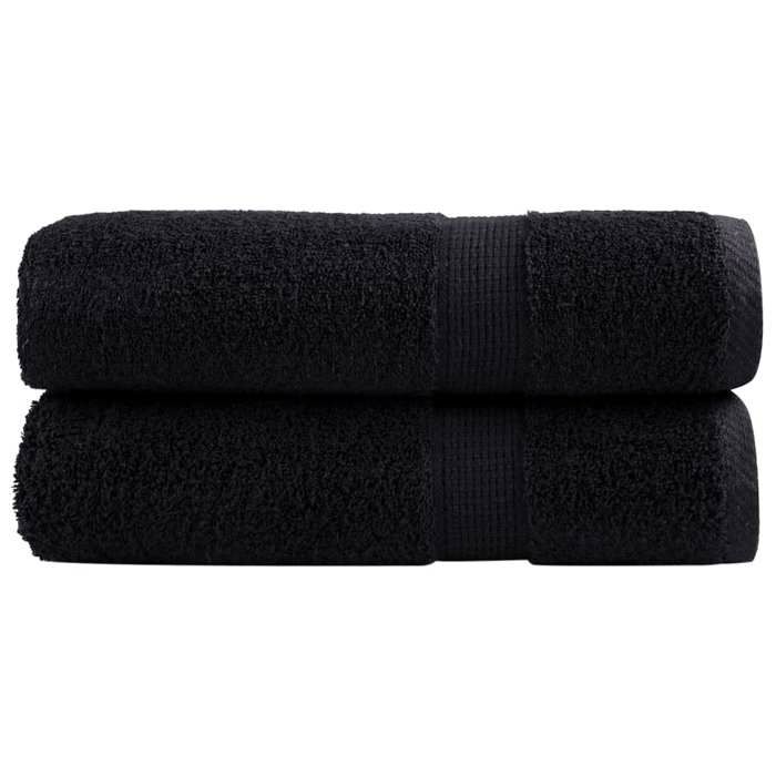 VidaXL Premium Bath Towels 2 Pcs, Shower Towels, Bath Sheets, Guest Towels for Toilet, 137431