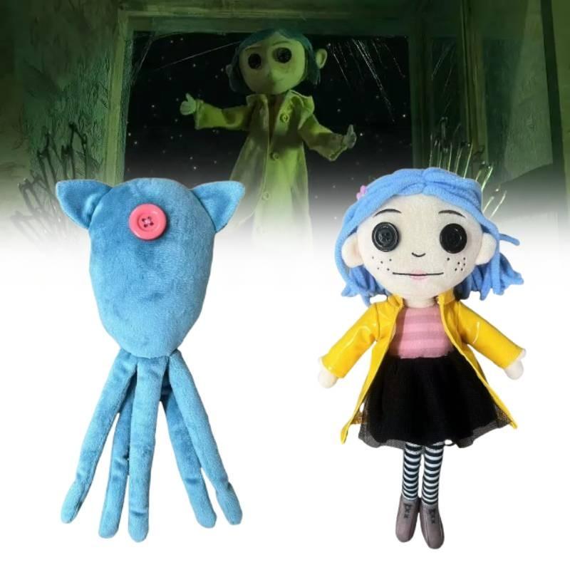 Charming Coraline Squid Plush Doll With Super Soft Pp Cotton Perfect For Collectors