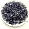 Iolite Blue Crystal Crushed Stone for Fish Tank, Flower Pot, and Buddha Offering Ornament