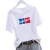 Women's Short Sleeve Hooded T Shirt Loose Fit Summer Casual Slimming Youthful White Top